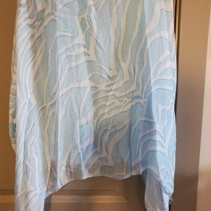 Blue Blouse Light as a fether